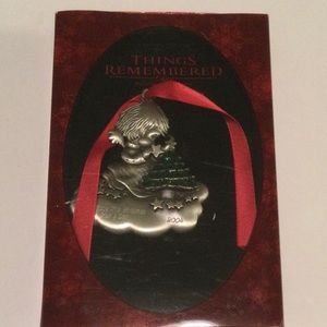Things Remembered Christmas Ornament Genuine Pewter- Angel